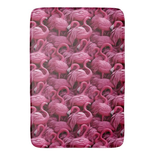 Flamingos Bath Mat (Voorkant Verticaal)