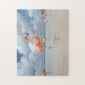 Flamingos Beach Aruba Legpuzzel (Verticaal)