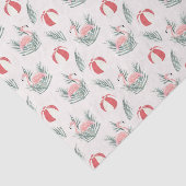 Flamingos & Beach Balls (Design 65 Roze reeks) Tissuepapier (Detail)