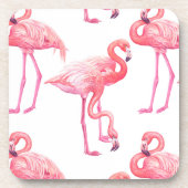 Flamingos Beverage Coaster Bier Onderzetter (Voorkant)
