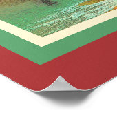  Flamingos bezoekt het toerisme in Florida Poster (Hoek)