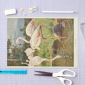 Flamingo's Bird Ephemera Decoupage Tissuepapier (Craft)