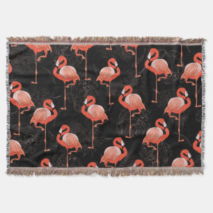 Flamingos Birds:  textielontwerp Deken