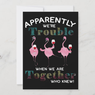 Flamingos Blijkbaar zijn we problematische vlami Feestdagenkaart