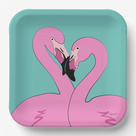 Flamingos Bord (Voorkant)