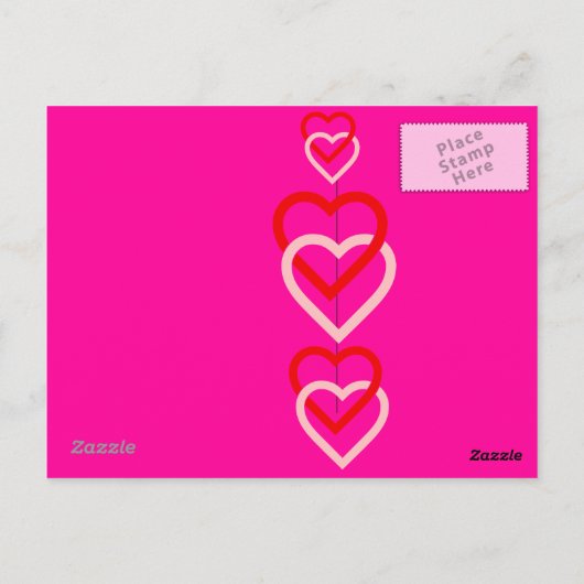 Flamingos Briefkaart (Achterkant)