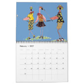 Flamingos Calendar Kalender (Feb 2027)
