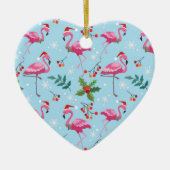 Flamingos Ceramic Ornament (Voorkant)