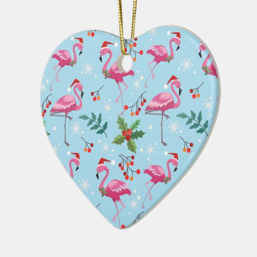 Flamingos Ceramic Ornament (Links)