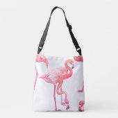 Flamingos Crossbody Tas (Achterkant)
