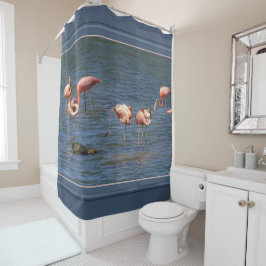 Flamingos Douchegordijn