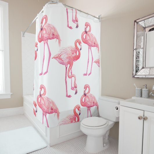 Flamingos Douchegordijn (In situ)