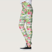 Flamingos en Stripes 2 Leggings (Links)