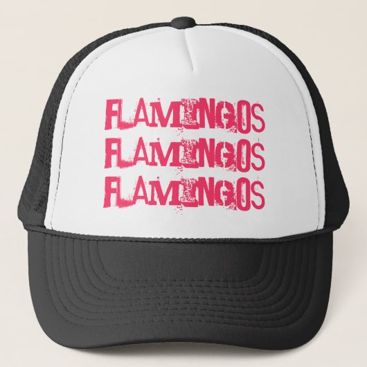 Flamingos Fab Trucker Pet (Voorkant)