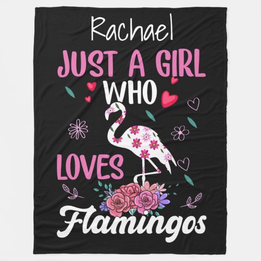 Flamingos Fleece Blanket Deken (Voorkant)