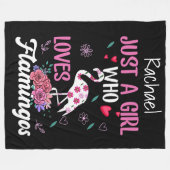 Flamingos Fleece Blanket Deken (Voorkant (Horizontaal))