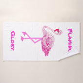Flamingos Glory Badhanddoek (Badhanddoek)