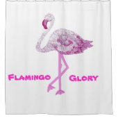 Flamingos Glory Douchegordijn (Voorkant)