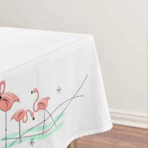 Flamingos Group border tablecloth Tafelkleed