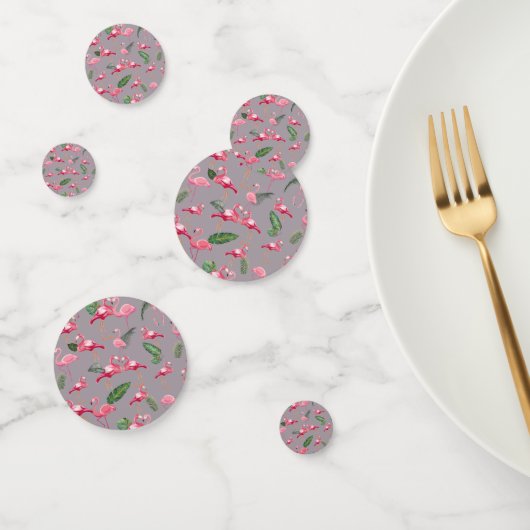 Flamingo's Hebben Van 6 Confetti (Groep)