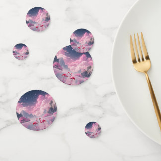 Flamingos in einer Traumwelt Confetti