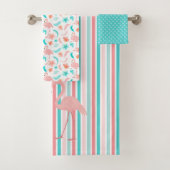 Flamingos in Love Bad Handdoek (Insitu)