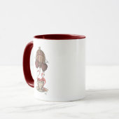 Flamingos in Teacup Mok (Voorkant links)