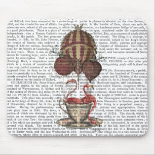 Flamingos in Teacup Muismat