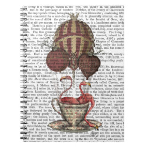 Flamingos in Teacup Notitieboek