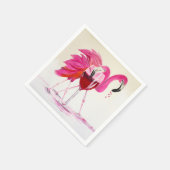 Flamingo's in wijn servet (Hoek)