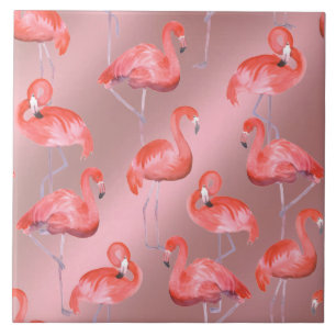 Flamingo's Keramische Tegels Tegeltje