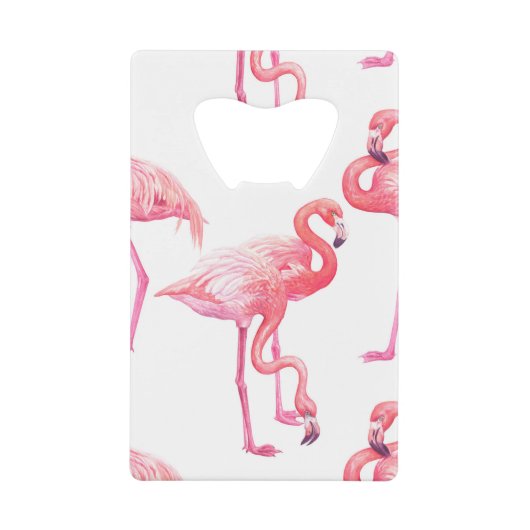 Flamingos Kredietkaart Flessenopener (Voorkant)