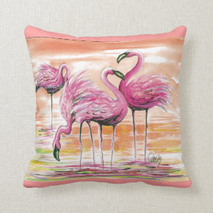 Flamingos-kussen Kussen