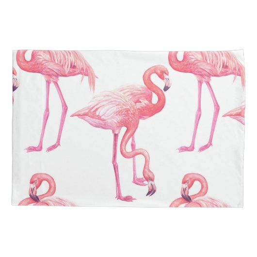 Flamingos Kussensloop (Achterkant)