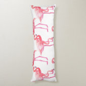 Flamingos Lichaamskussen (Achterkant (Verticaal))