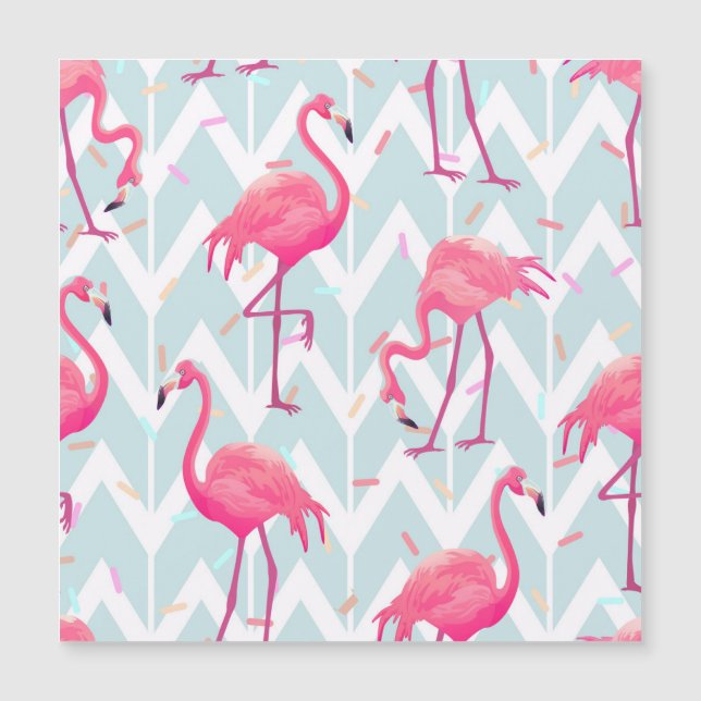 Flamingo's Lichtgrijs:  tropisch. (Voorkant)