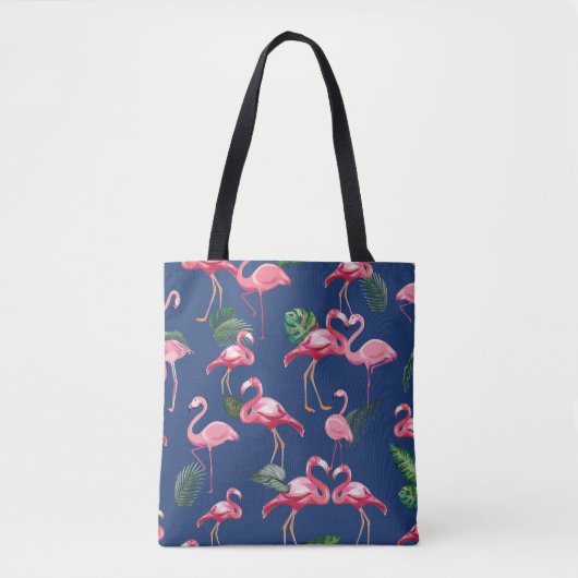 Flamingos Love Pattern 2 Draagtas (Voorkant)
