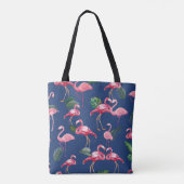 Flamingos Love Pattern 2 Draagtas (Achterkant)