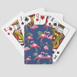 Flamingos Love Pattern 2 Pokerkaarten