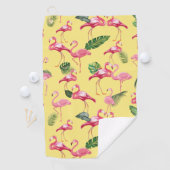 Flamingos Love Pattern 3 Golfhanddoek (Insitu)