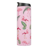 Flamingos Love Pattern 5 Thermosbeker (Geroteerd rechts)