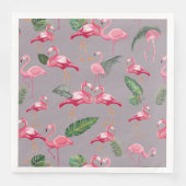 Flamingos Love Pattern 6 Servet (Voorkant)