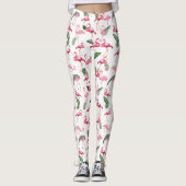Flamingos Love Pattern Leggings (Voorkant)