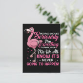 Flamingos | Mensen moeten ophouden normaal te verw Kaart (Staand voorkant)