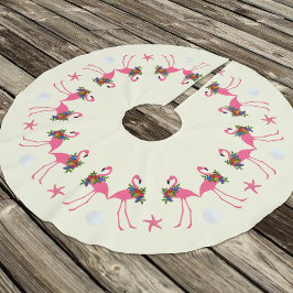 Flamingos n Sand Dollars Tropische Kerstmis Kerstboom Rok