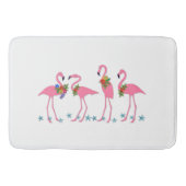 Flamingos n Starfish Tropical Théming Badmat (Voorkant)