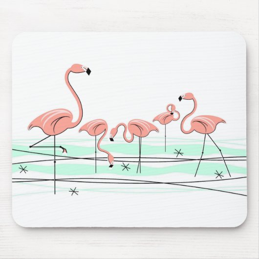 Flamingos Ocean Group mousepad Muismat (Voorkant)