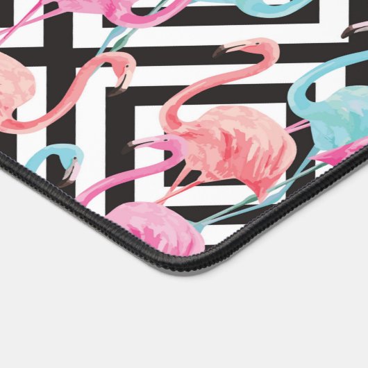 Flamingo's op Bold Design Patroon 2 Bureaumat (Hoek)