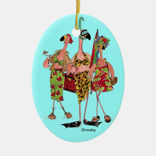 Flamingos Ornament (Voorkant)