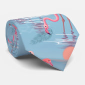 Flamingo's Patroon 1 Stropdas (Opgerold)